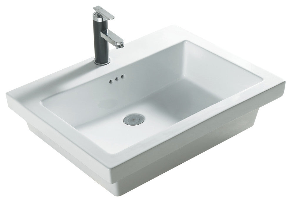 New South Beach 21 Stainless Steel Open Console with Sink Set, Polished