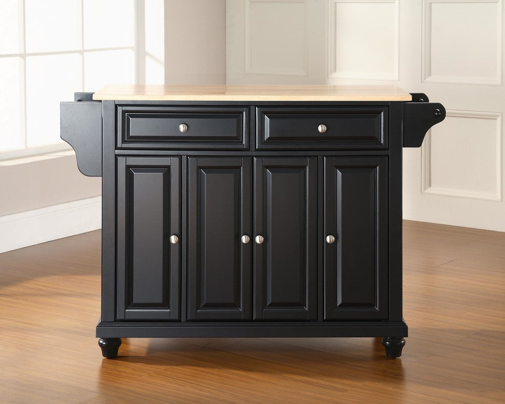 Cambridge Natural Wood Top Kitchen Island