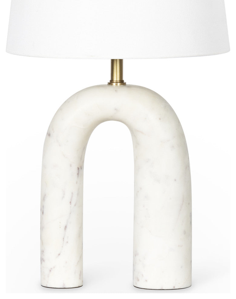 Slinkly Marble Table Lamp
