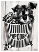 Ready2HangArt 'Pupcorn' Wrapped Canvas Dog Wall Art, 16"x12"