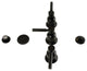Kingston Brass KB632.DL Concord 1.5 GPM Widespread Bidet Faucet - Matte Black