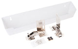 Hardware Resources TO14-R 14-3/4"W 2"D Plastic Sink Tip Out Tray - White