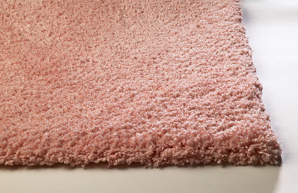 KAS Bliss 1575 Rose Pink Shag Area Rug, 2'3" x 7'6" Runner