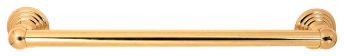 Alno Towel Bar, Polished Brass