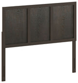 Full Brown 3 Panel Headboard