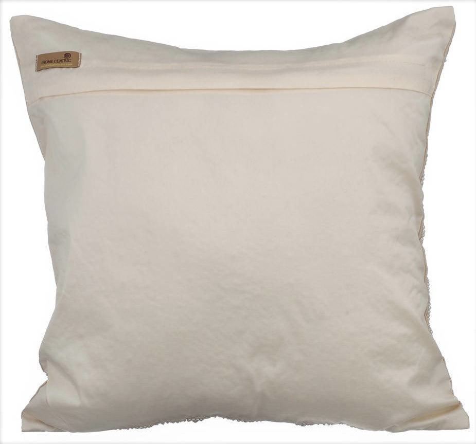 Ivory Decorative Pillow Covers 14"x14" Silk, Pearl Ivy
