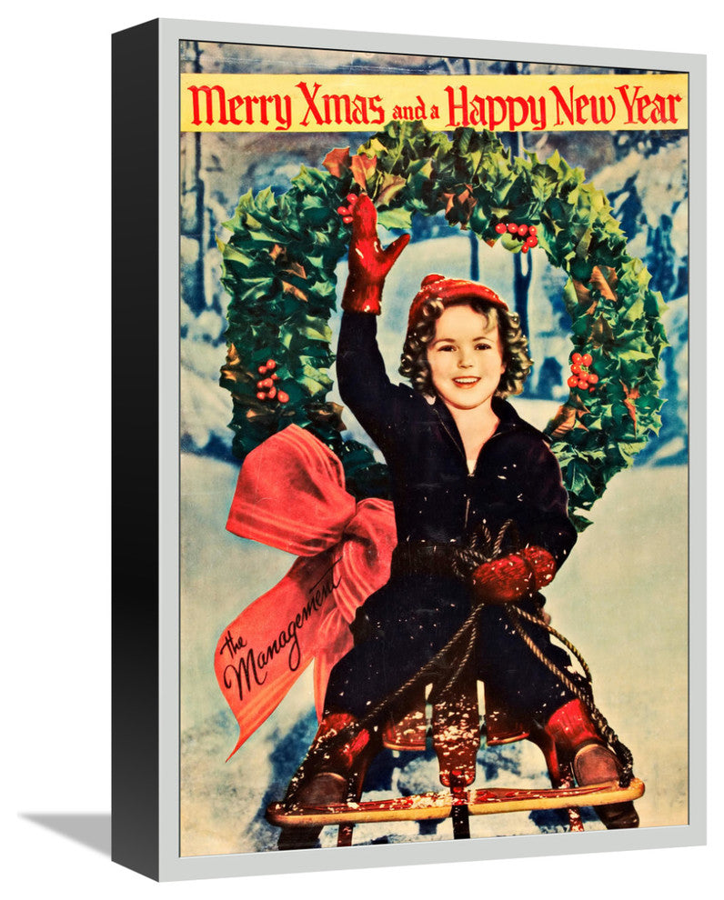 "Shirley Temple - Merry Christmas" Canvas by Hollywood Photo Archive, 11x16"