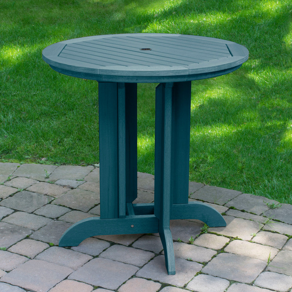 Hamilton 3-Piece Round Counter-Height Dining Set, Nantucket Blue