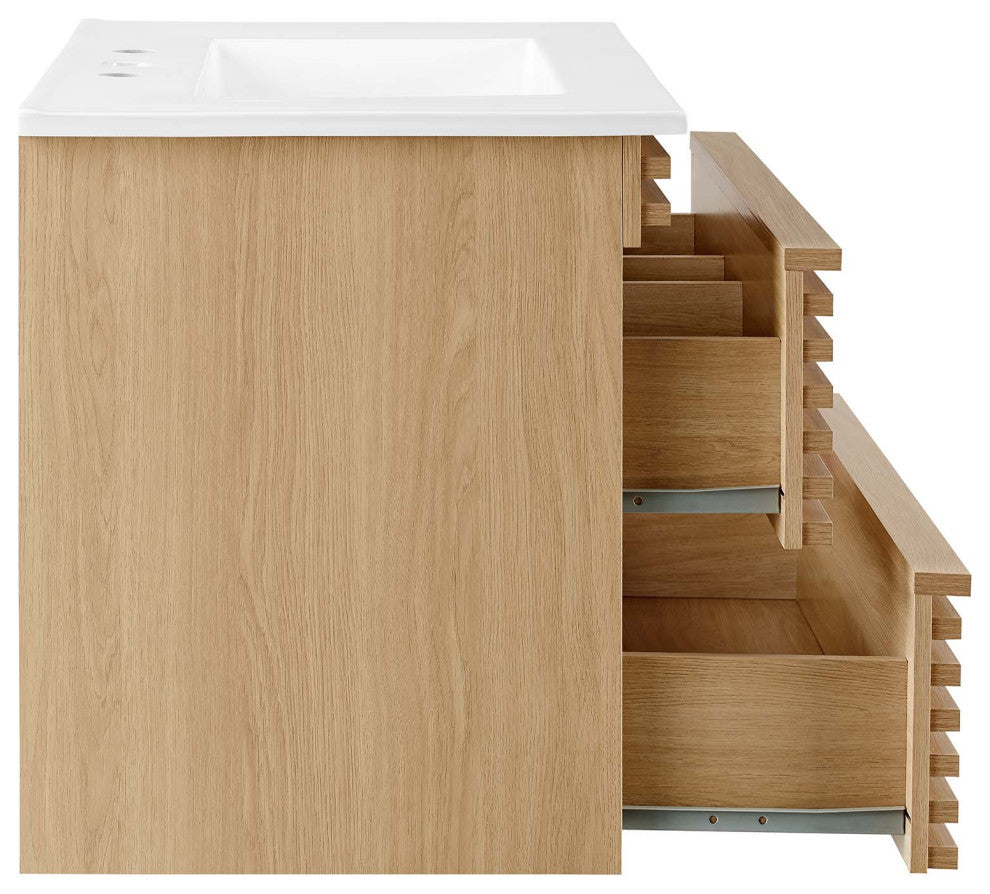 Render 30" Wall-Mount Bathroom Vanity