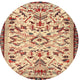 Ahgly Company Indoor Round Traditional Area Rugs, 4' Round