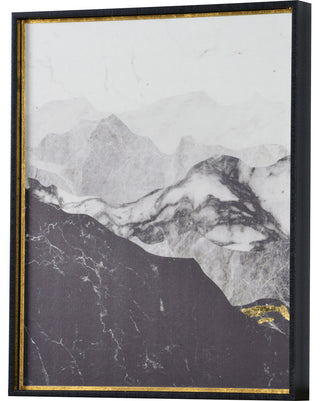 Manford Rectangular Black Framed Wall Art, 3-Piece Set