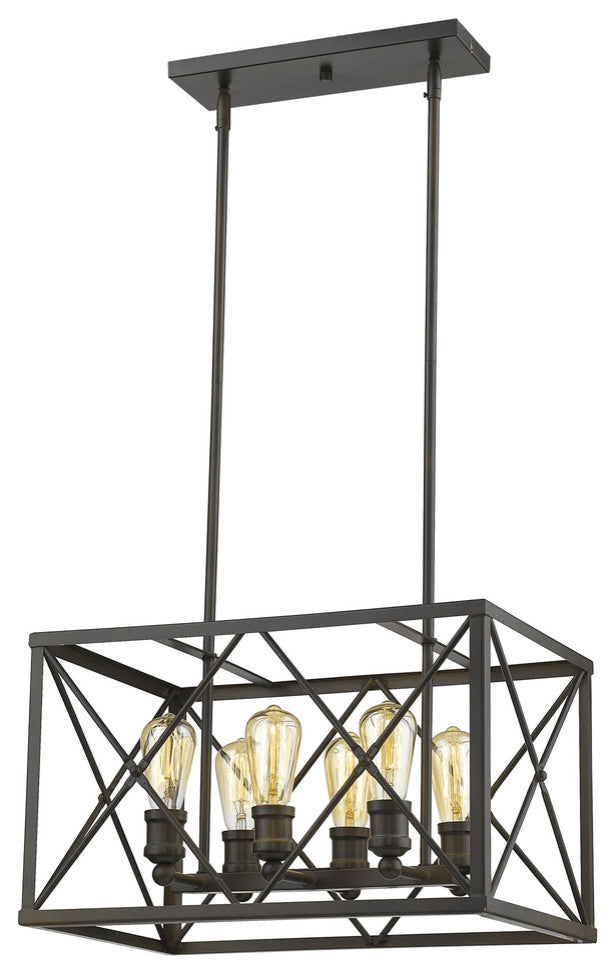 Brooklyn 6-Light Oil-Rubbed Bronze Pendant