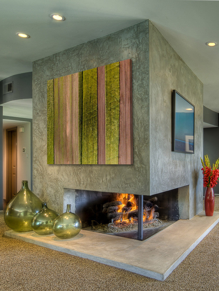"Crop Rows" Print on Canvas by Karolis Janulis