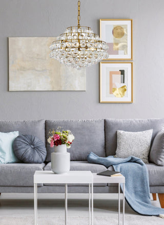 Seren 18" Pendant, Brass