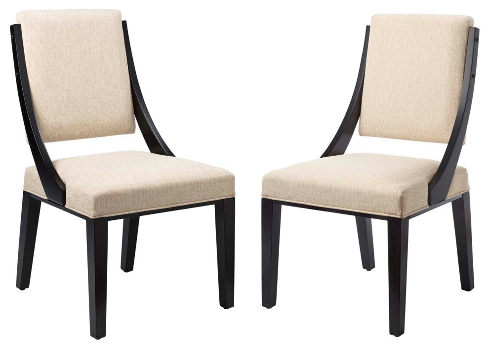 Cambridge Upholstered Fabric Dining Chairs - Set of 2