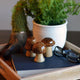 Dotted Top Mushrooms, Set of 3