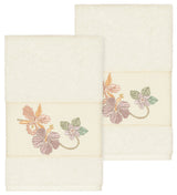 Caroline 2 Piece Embellished Hand Towel Set