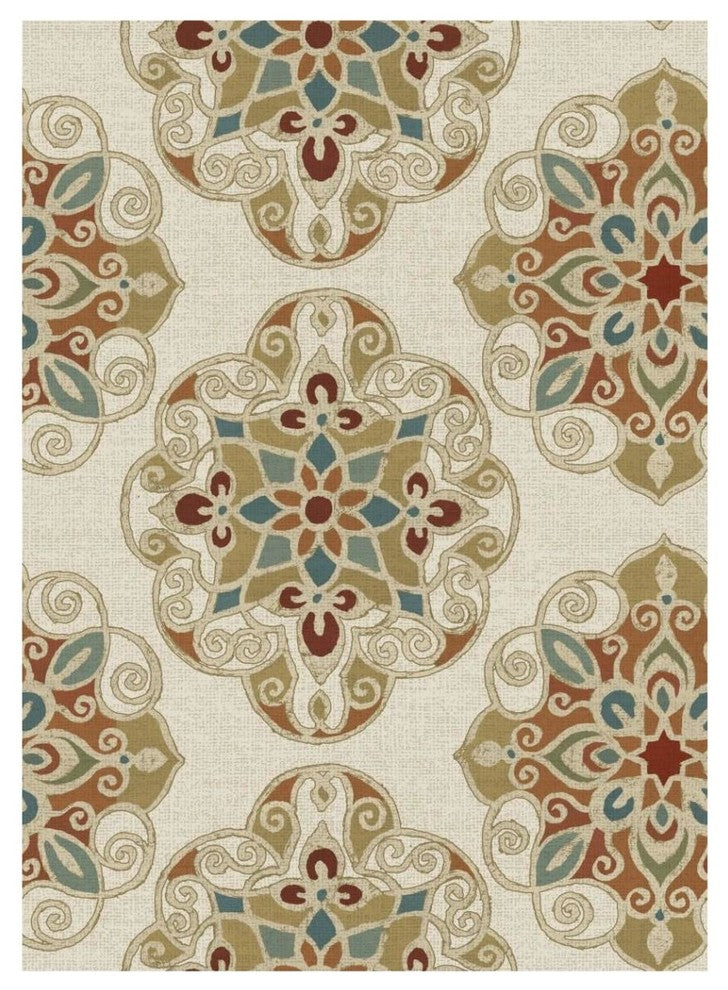 "Kolam Pattern I" Digital Paper Print by Daphne Brissonnet, 32"x42"