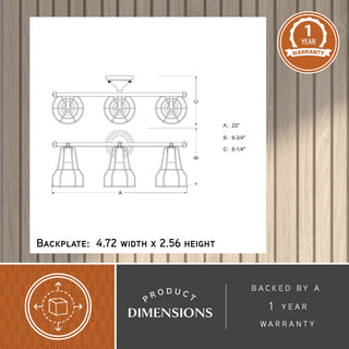 Clybourn 3-Light Adjustable Vanity Oil Rubbed Bronze