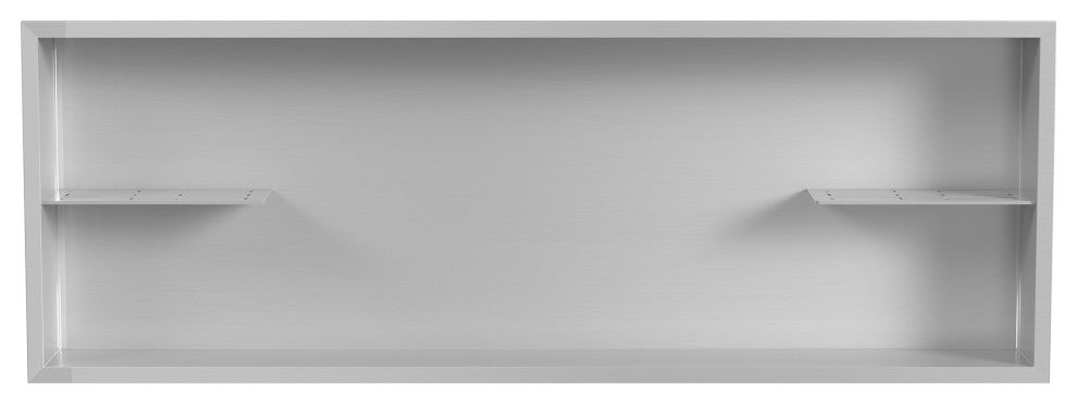 Stainless Steel Niche 12.6"H x 36.2"W x 4"D, Brushed Stainless Steel