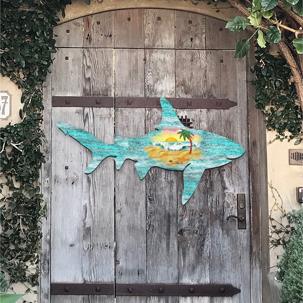 Shark Scenic Door Hanger