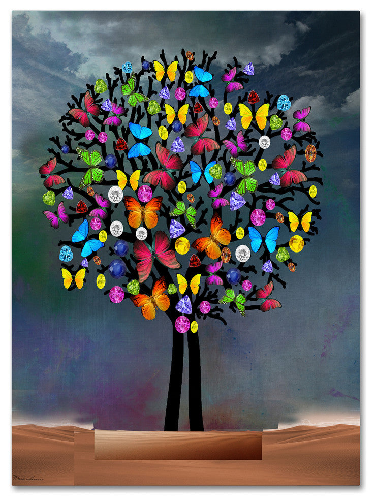 Mark Ashkenazi 'Tree New' Canvas Art, 47"x35"