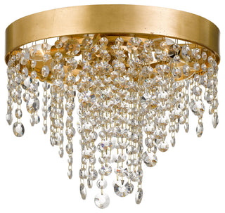 Crystorama Lighting Group WIN-613-CL-MWP Winham 4 Light 16"W - Antique Gold