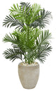Nearly Natural  Paradise Palm Artificial Tree in Sand Colored Planter