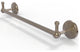 Prestige Monte Carlo 30" Towel Bar with Integrated Hooks, Antique Pewter