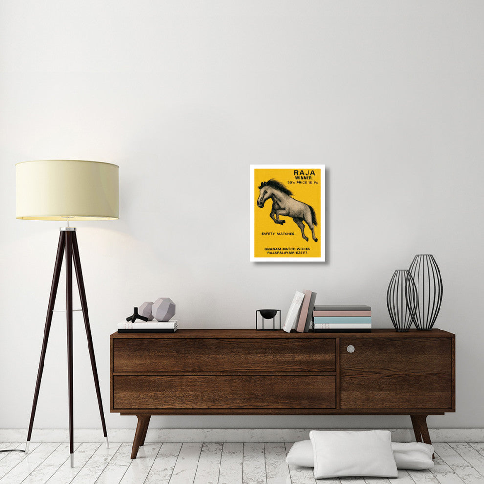 "Raja Winner Safety Matches" Digital Paper Print by Phillumenart, 19"x24"