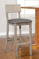 Jordan Wash Stool, Gray, Bar Height