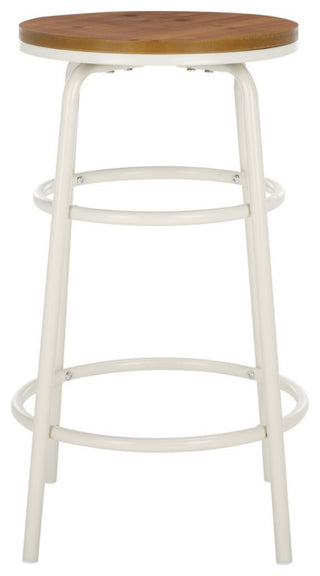 Safavieh Ford Counter Stool, Natural Brown/White