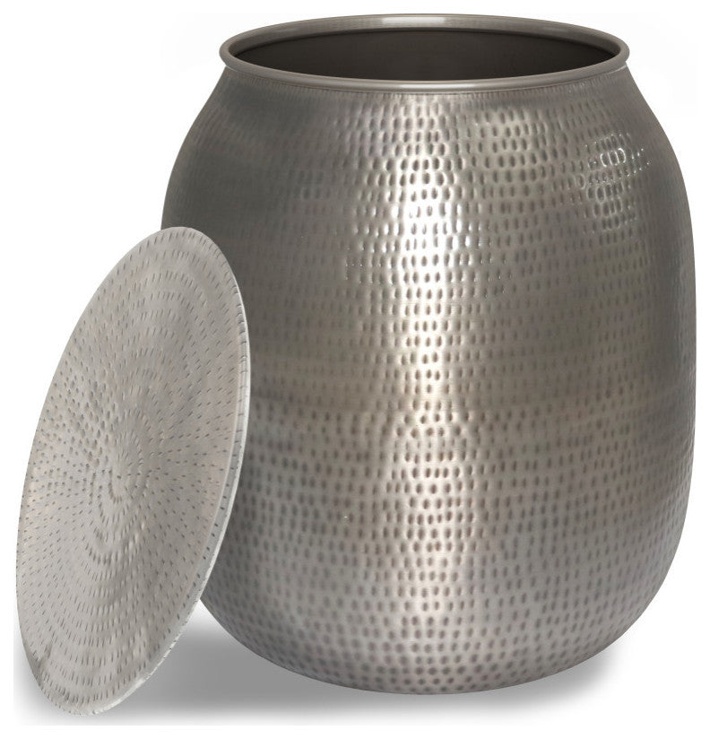 Griffen Metal Storage Accent Table