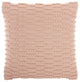 Mina Victory GC380 Throw Pillow, Blush, 18"X18"