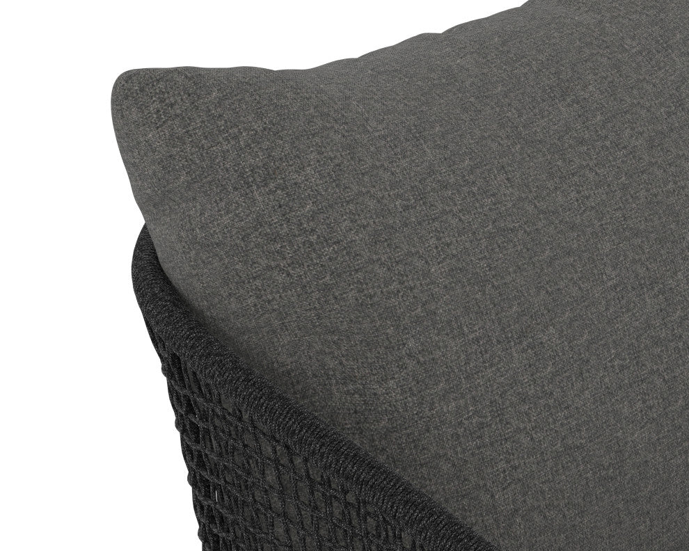 Capri Dining Armchair Natural Gracebay Grey
