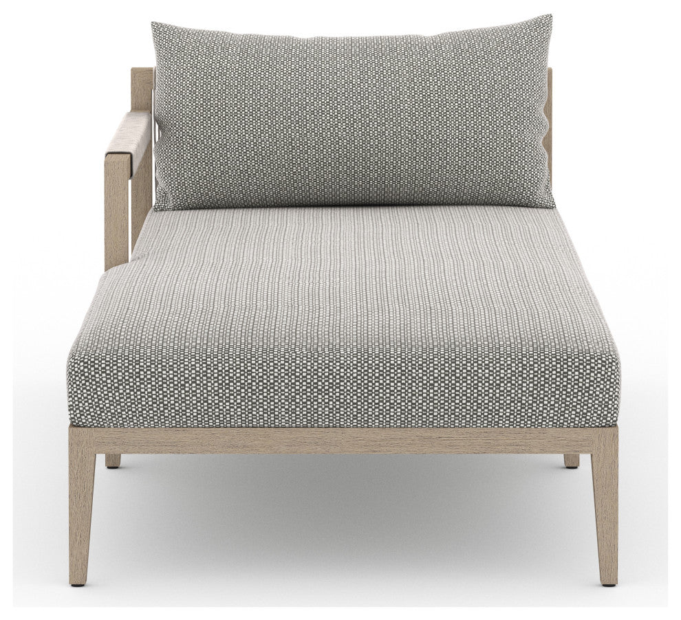 Sherwood Outdoor Laf Chaise Pc-Brwn/Ash