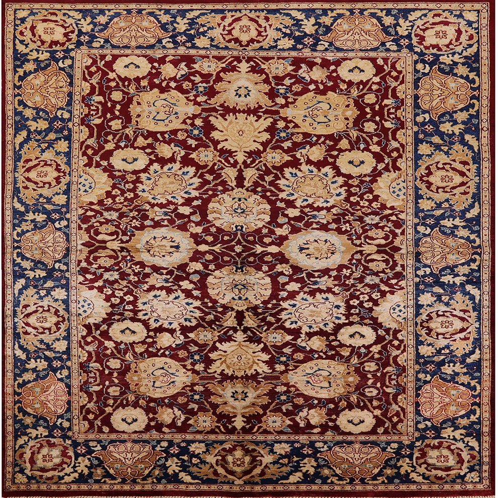 Ahgly Company Indoor Square Mid-Century Modern Area Rugs, 3' Square
