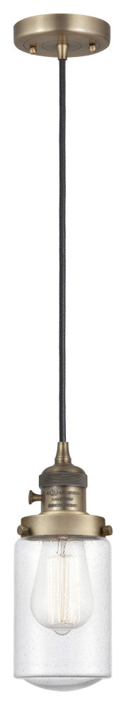 Innovations 201CSW-BB-G314-LED 1 Light Pendant, Switch, Brushed Brass