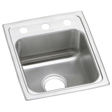 PSR15172 Celebrity Stainless Steel 15" x 17-1/2" Drop-in Bar Sink 2 Holes
