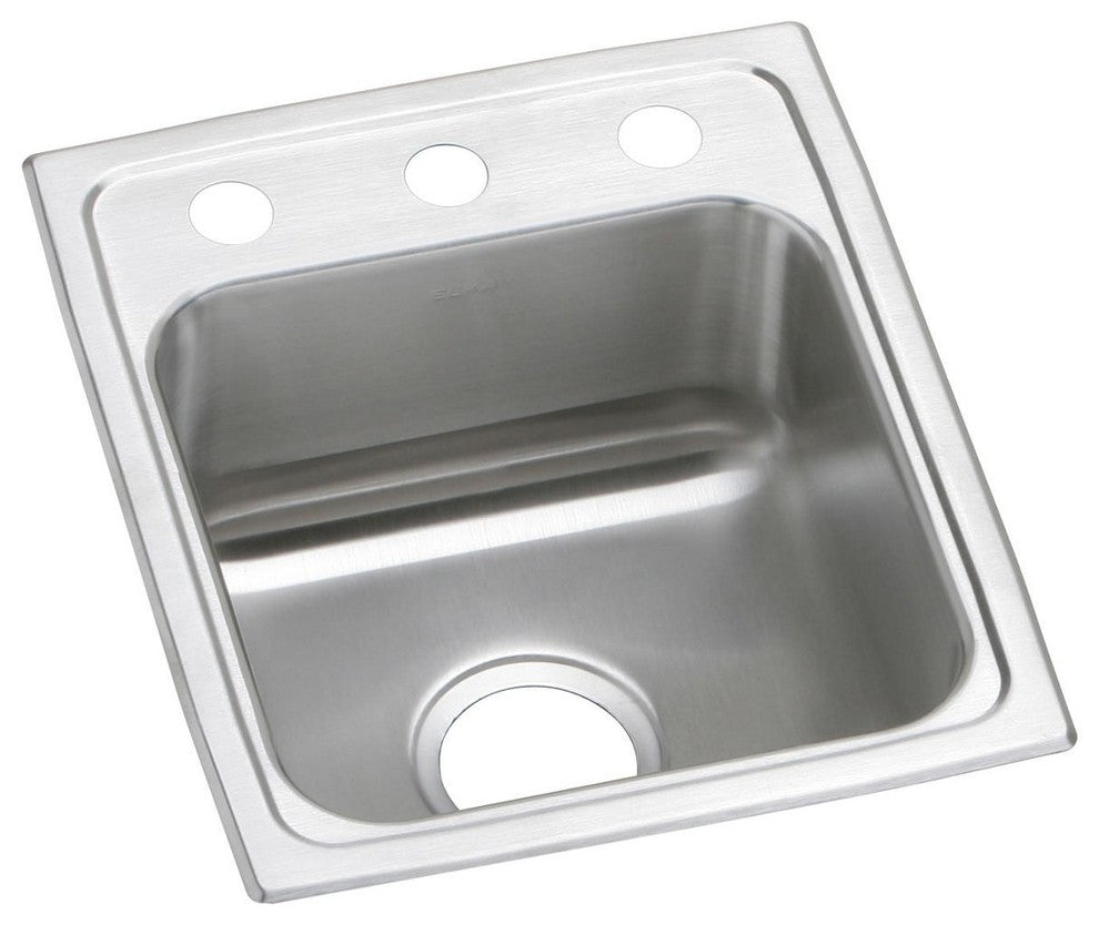 PSR15172 Celebrity Stainless Steel 15" x 17-1/2" Drop-in Bar Sink 2 Holes