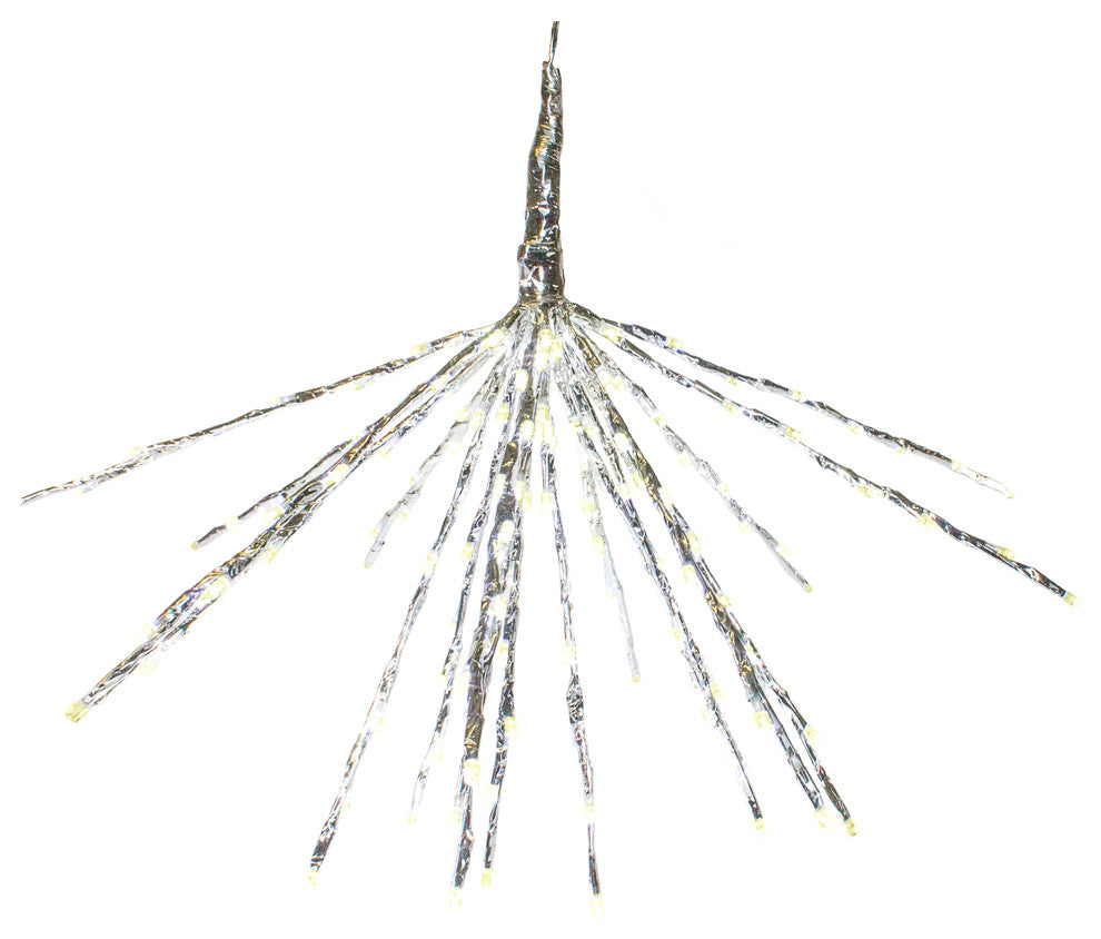 Led-Prstr-Ww-12W - 12" LED Protostars Warm White Silver Tree