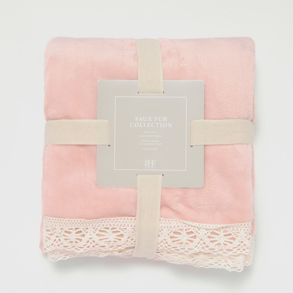 Lace Trim Throw