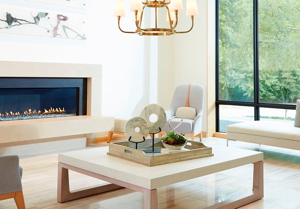 Cyan Design 02309 Large White Disk On Stand