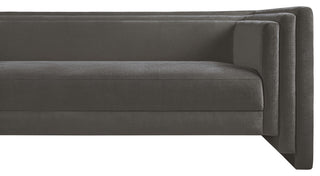 Everett Upholstered Sofa, Grey, Chenille Fabric