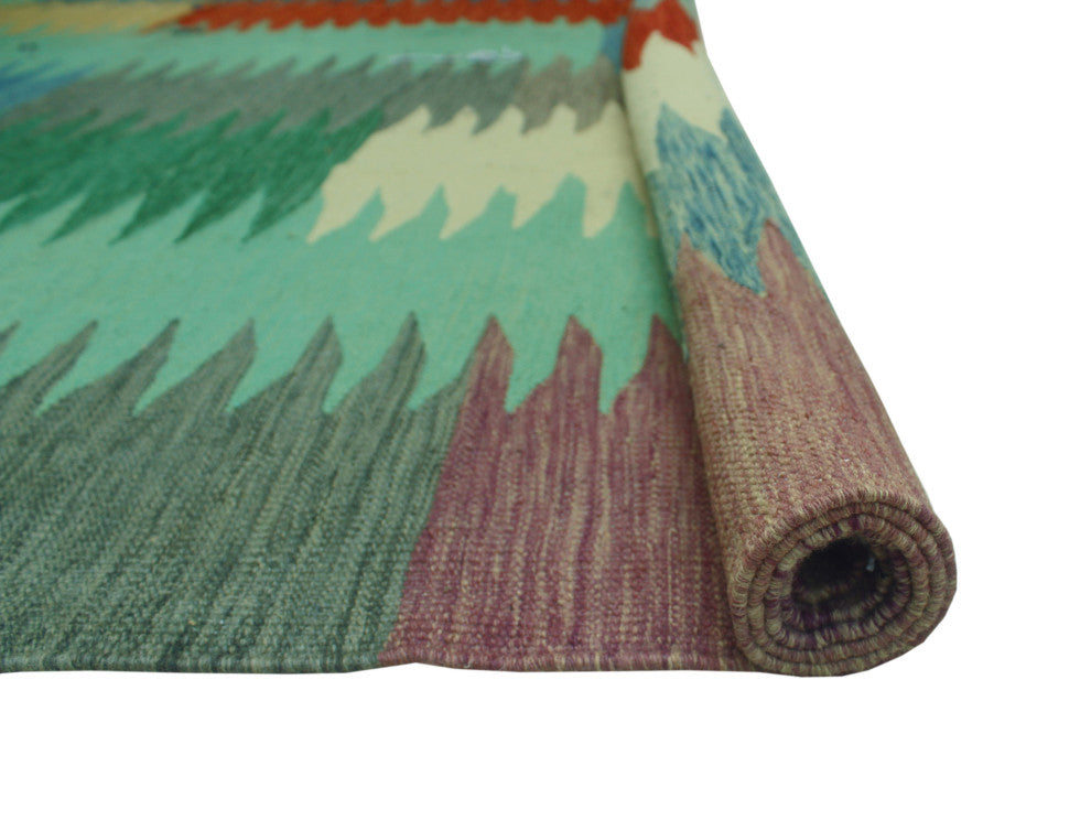Winchester Kilim Benefsha Green Rug
