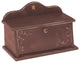 Farmhouse Pine Bread Box, Burgundy