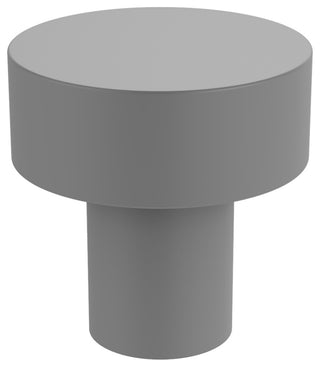 1" Cabinet Knob, Matte Gray