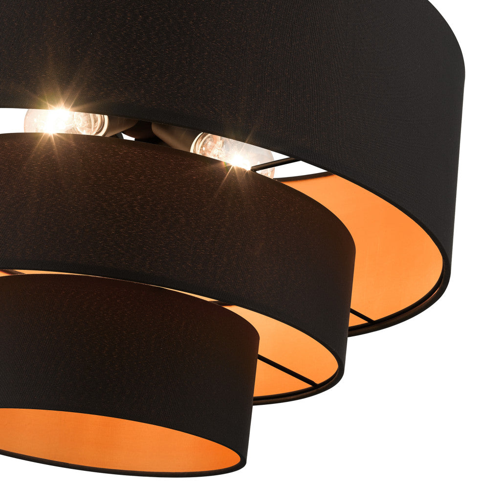 Livex Lighting Sentosa 4-Light Black Pendant Chandelier