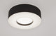 Montclair LED Ceiling, Black Shade, 12"