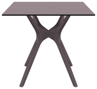 Ibiza Square Table 31", Brown